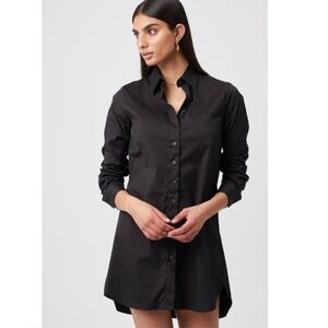 The Shirt by Rochelle Behrens WFH dress black, size small
